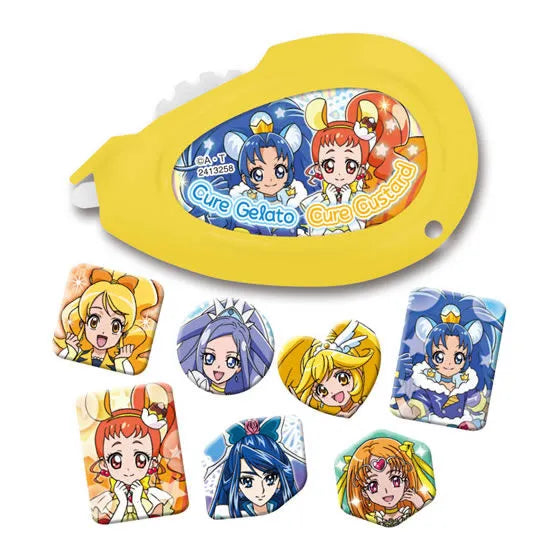 プリキュアオールスターズ プリキュアくるペタシール キラキラプリキュアアラモード キュアカスタードキュアジェラートセット