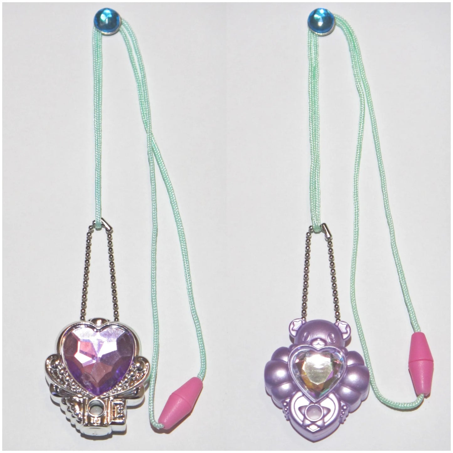 魔法つかいプリキュア リンクルストーンチャームネックレス4 アメジスト モフルンリボン