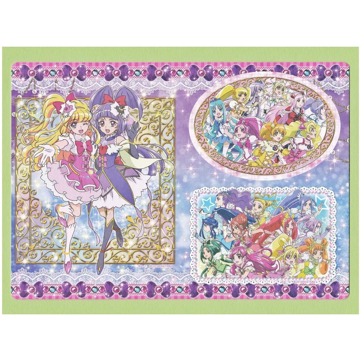 ジャンボカードダス 映画プリキュアオールスターズ BIGサイズステッカー プリティセット