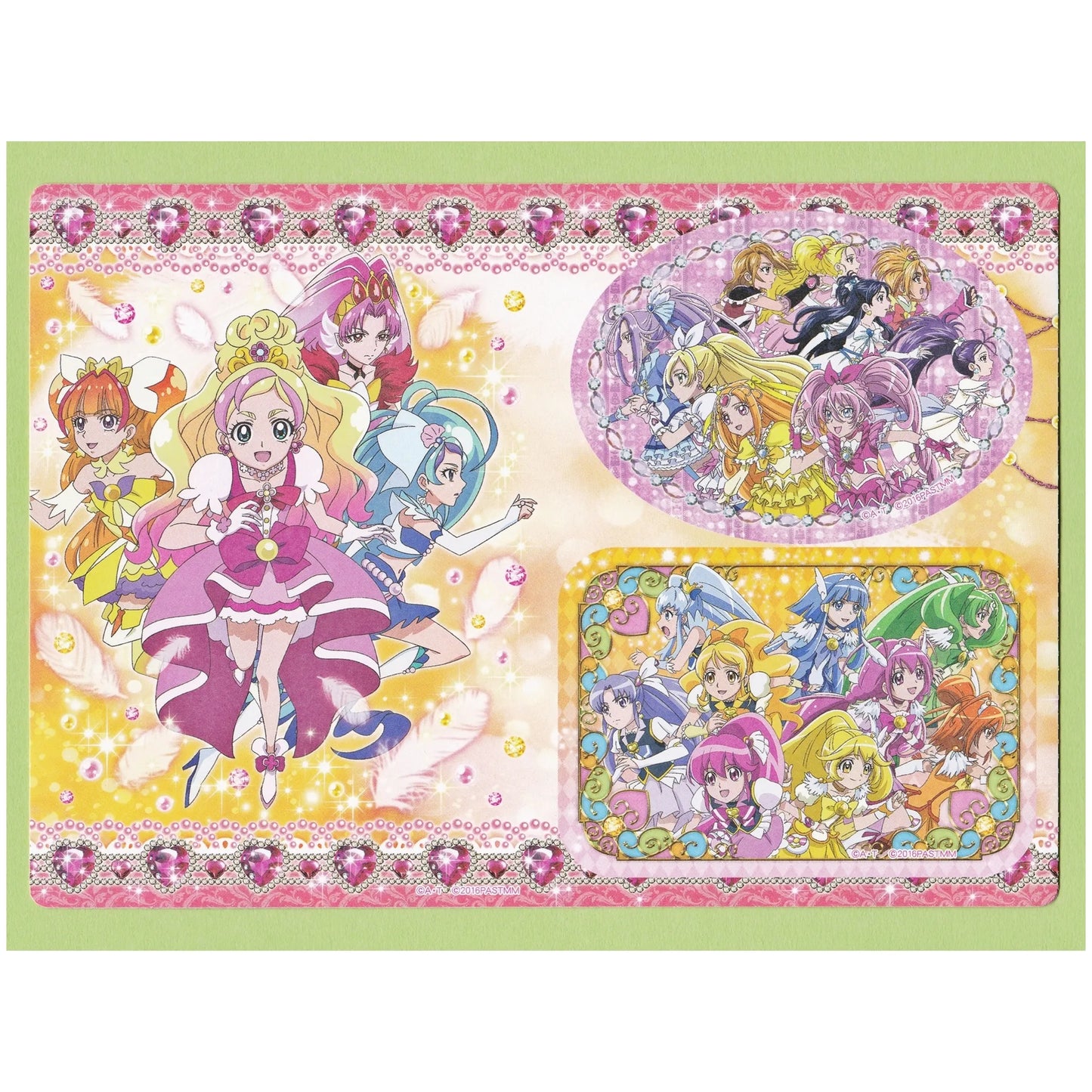 ジャンボカードダス 映画プリキュアオールスターズ BIGサイズステッカー キュアセット