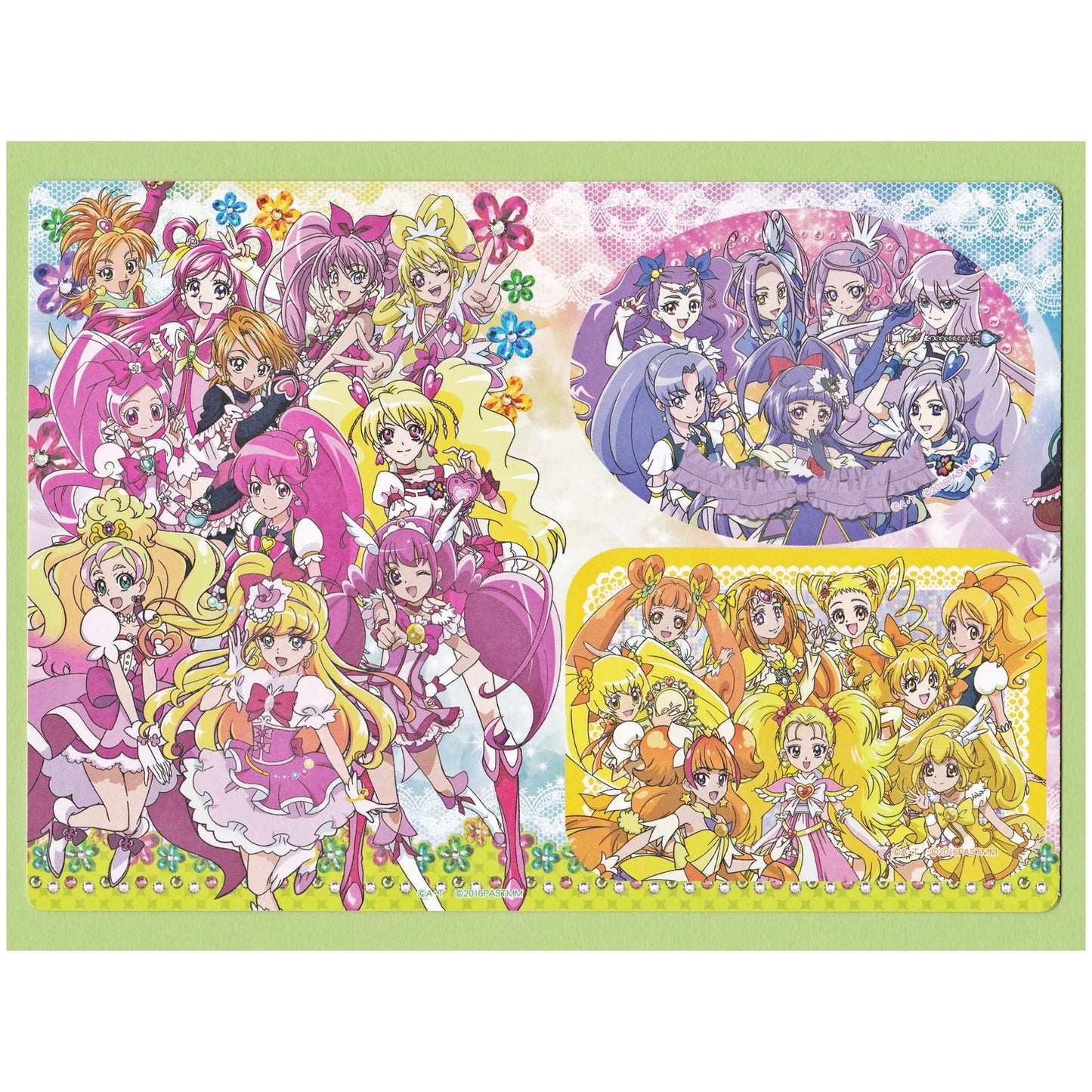 ジャンボカードダス 映画プリキュアオールスターズ BIGサイズステッカー プリキュアオールスターズセット