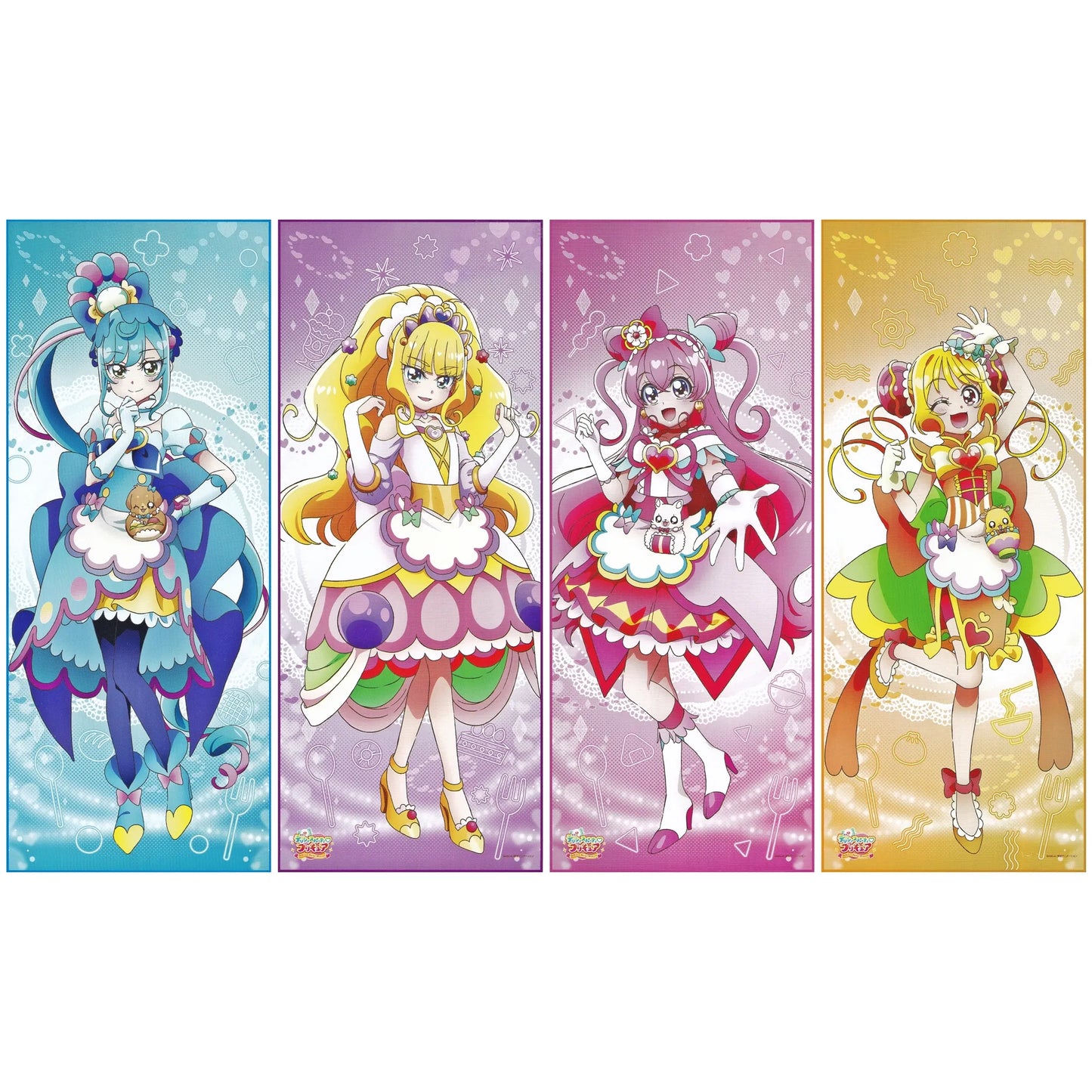 デリシャスパーティプリキュア 等身大タペストリー