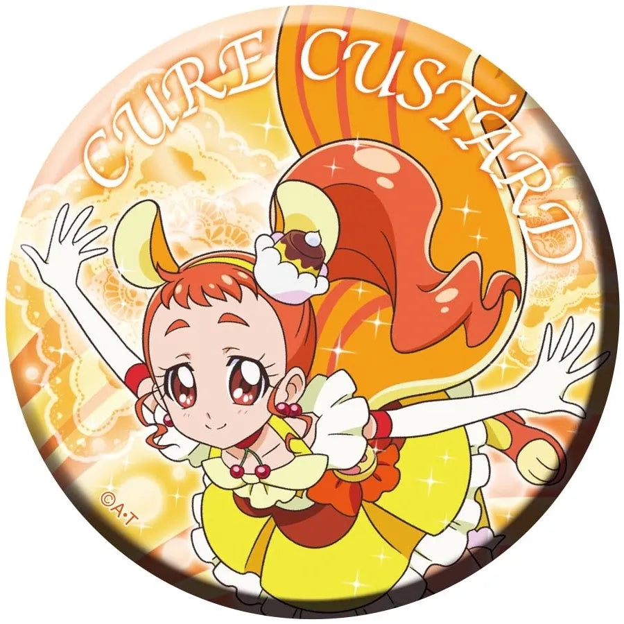 キラキラプリキュアアラモード キラキラドでか缶バッジ キュアカスタード