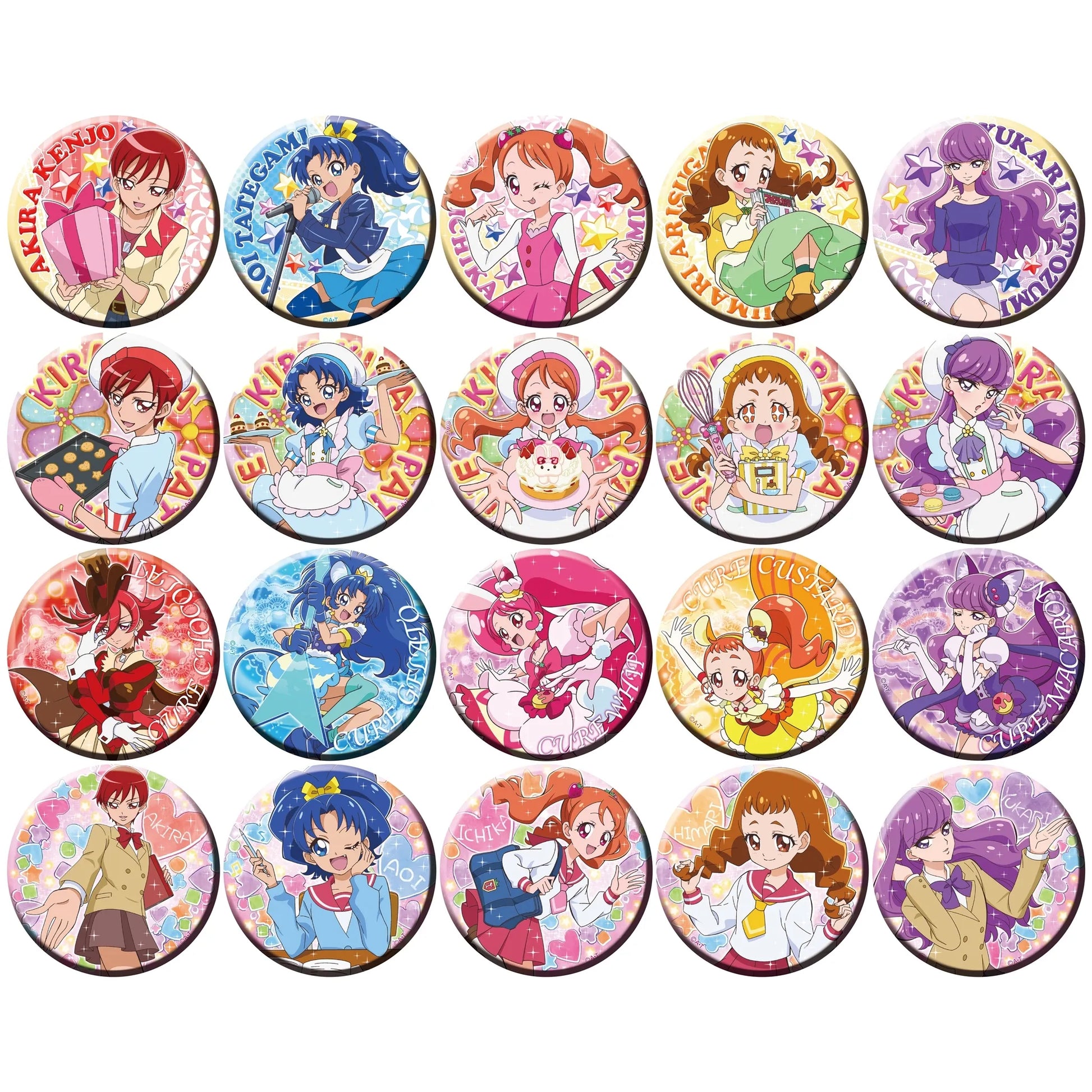 キラキラプリキュアアラモード キラキラドでか缶バッジ