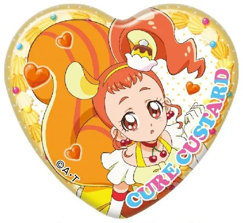 キラキラプリキュアアラモード ハートカンバッジコレクション キュアカスタード