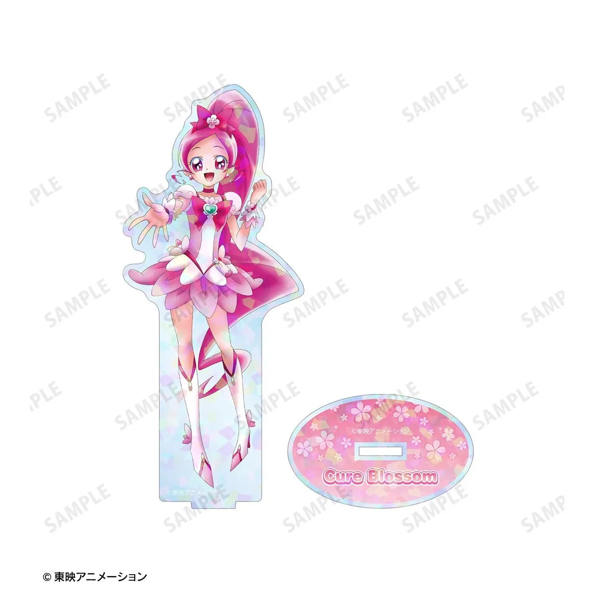 ハートキャッチプリキュア ホログラムBIGアクリルスタンド キュアブロッサム