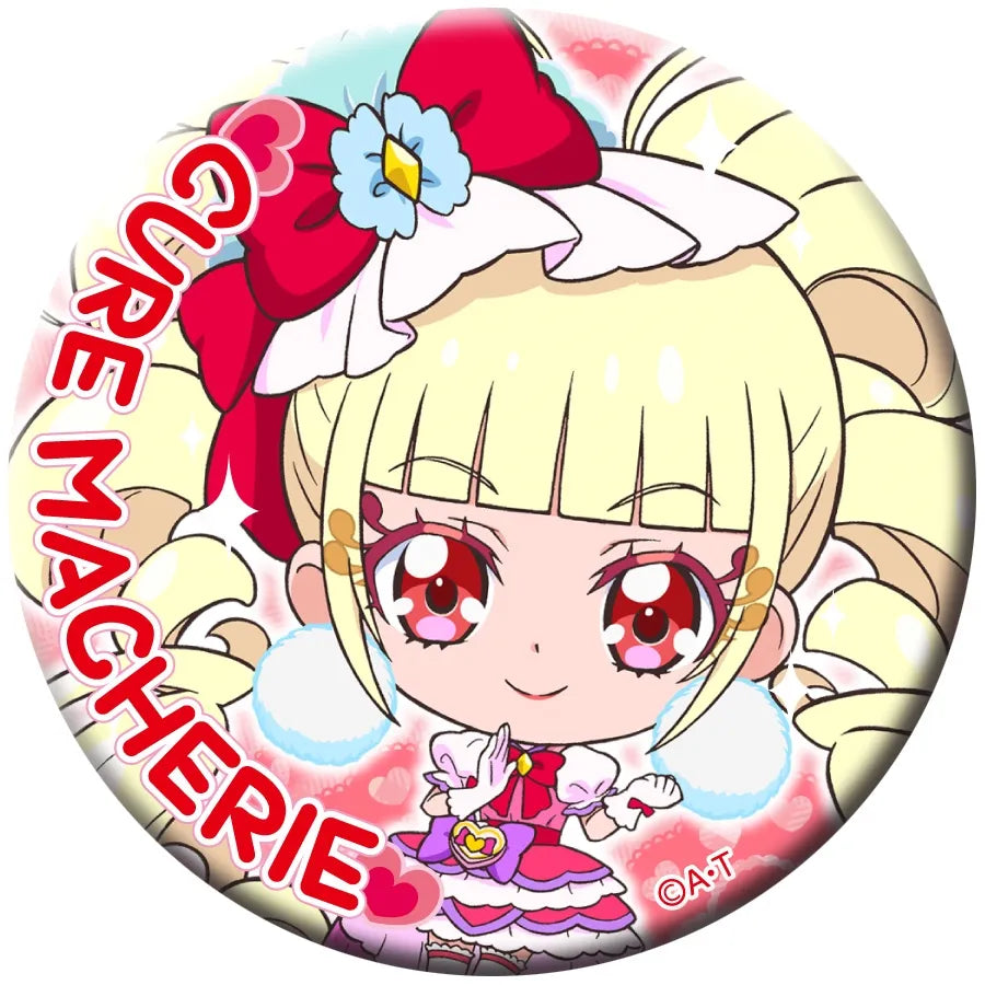 缶バッジ　マシェリ　レンブラントホテル　キュアマシェリ ハグっとプリキュア　特典 HUGっとプリキュア プリポップドでか缶バッジ キュアマシェリ