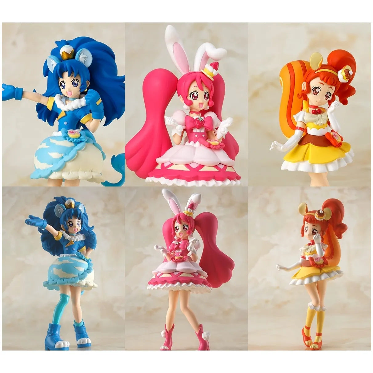 キラキラプリキュアアラモード キューティーフィギュア キュアホイップ キュアカスタード キュアジェラート
