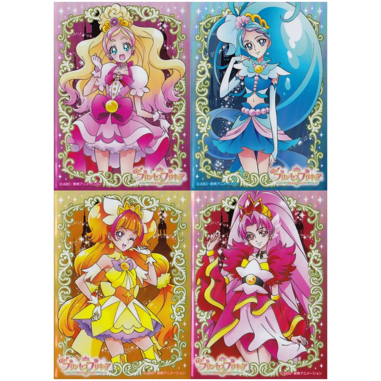 Go！プリンセスプリキュア　キャラクタースリーブ　キュアフローラ2個セット