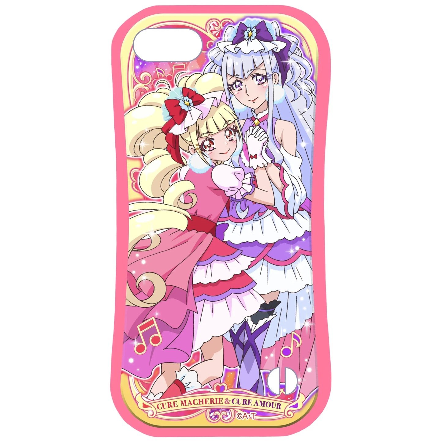 HUGっとプリキュア iPhone7/8ケース キュアマシェリ&キュアアムール