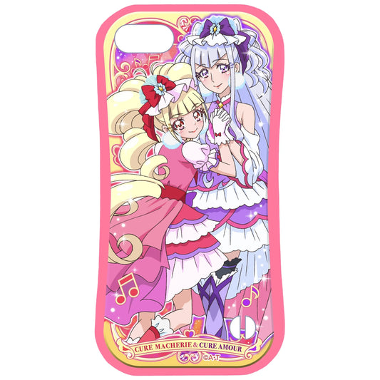 HUGっとプリキュア iPhone7/8ケース キュアマシェリ&キュアアムール