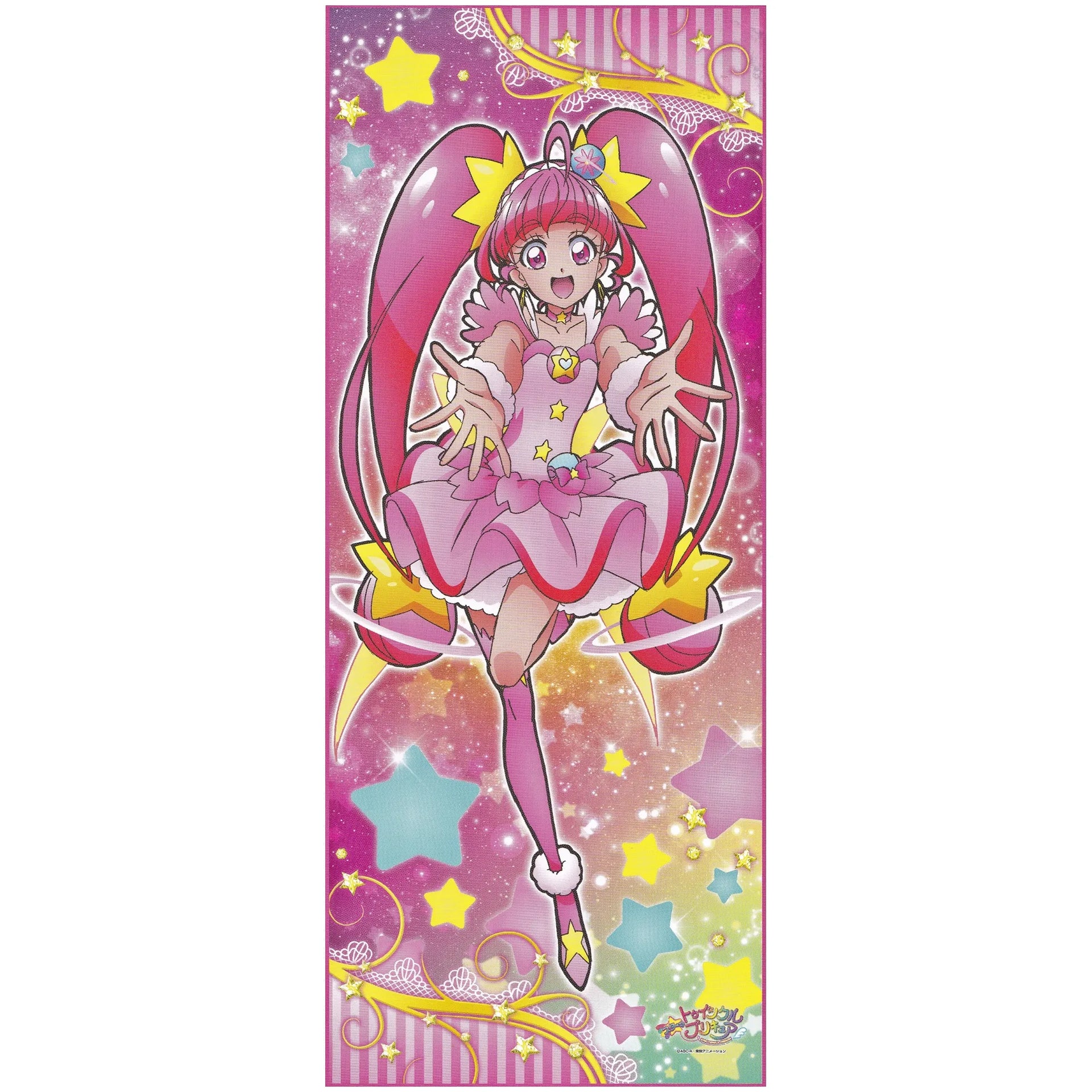 最終価格】スター☆トゥインクルプリキュア 等身大タペストリー 『5人